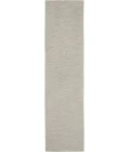 Nourison Positano Light Grey POS01 2 ft. X 6 ft. Rect. Rug