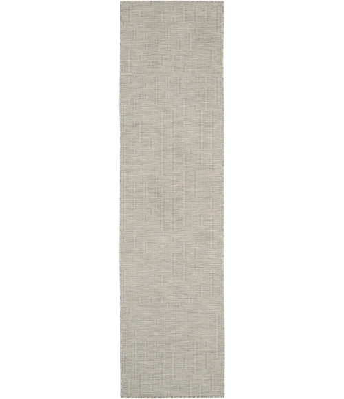 Nourison Positano Light Grey POS01 2 ft. X 6 ft. Rect. Rug