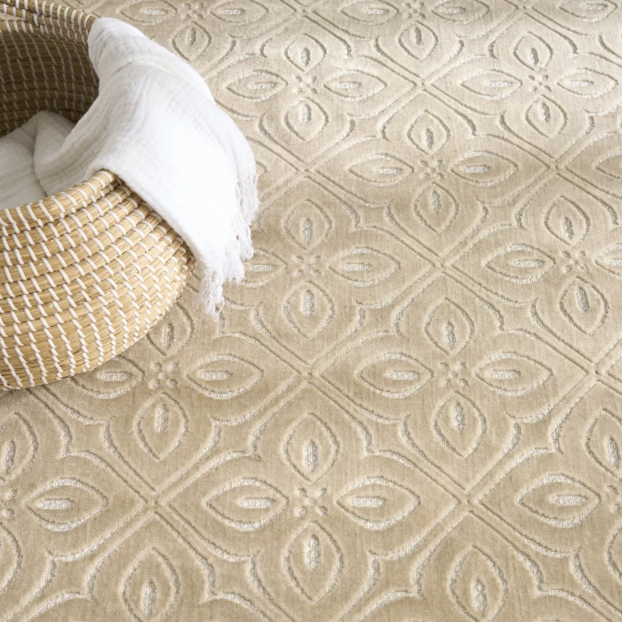 Nourison Home Washable Charm Beige WCH03 9ft. x 12ft. Rect. Rug