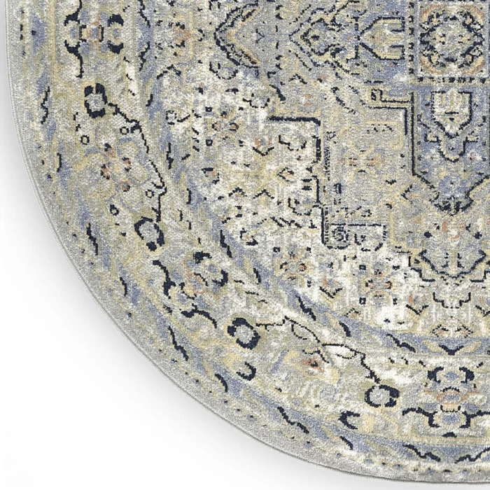 Nourison Nourison Essentials Persian Blue NRE07 6 ft. X Round Rug