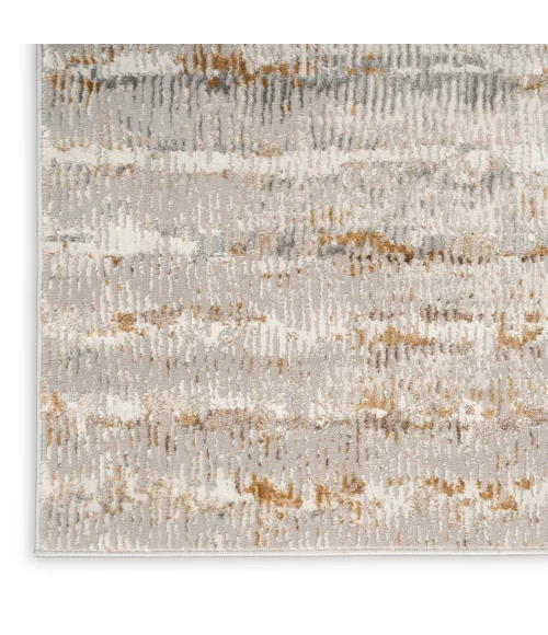 Calvin Klein CK073 Compass Ivory Rust CMP01 8 ft. X 10 ft. Rect. Rug