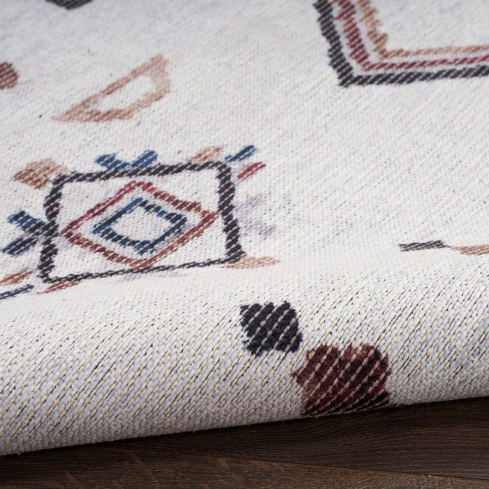 Nourison New Concept Washables Ivory Multicolor SR108 6ft. x 9ft. Rect. Rug