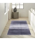 Nourison Launder Grey Blue LDR01 2ft.8in. x 4ft. Rect. Rug