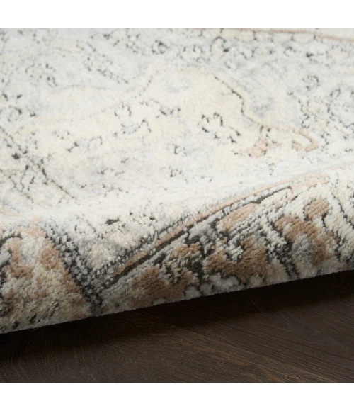 Nourison Quarry Ivory Grey Taupe QUA18 8 ft. X 10 ft. Rect. Rug