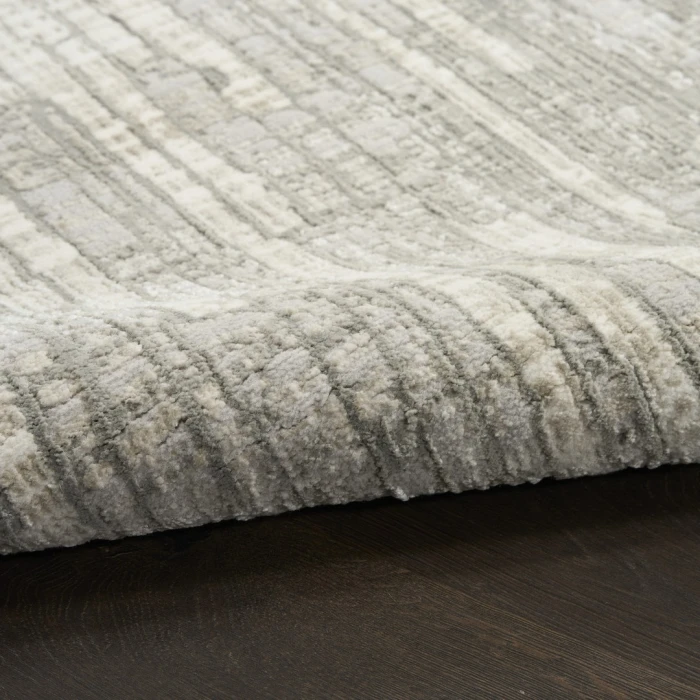 Nourison Soft Structure Grey SOF03 7ft.10in. x 9ft.10in. Rect. Rug