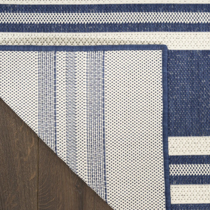 Nourison Home Horizon Indoor/Outdoor Blue HOZ05 2ft.2in. x 8ft. Rect. Rug