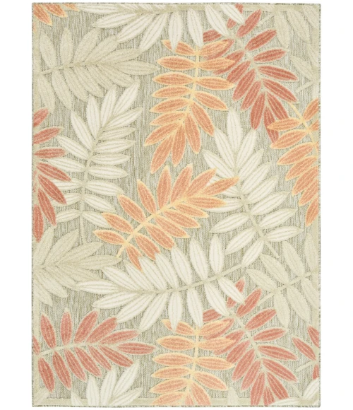 Nourison Aloha Sage Rose ALH18 5 ft. 3 in. X 7 ft. 5 in. Rect. Rug
