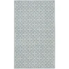 Nourison Home Washable Charm Blue WCH03 2ft. x 3ft. Rect. Rug