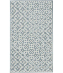 Nourison Home Washable Charm Blue WCH03 2ft. x 3ft. Rect. Rug