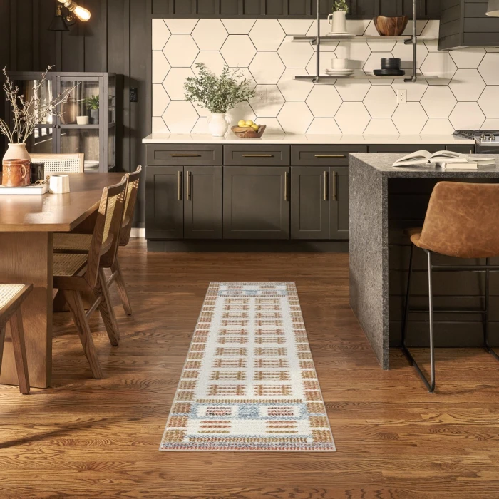 Nourison Nordic Ivory Rust NRC16 2 ft. X 6 ft. Rect. Rug