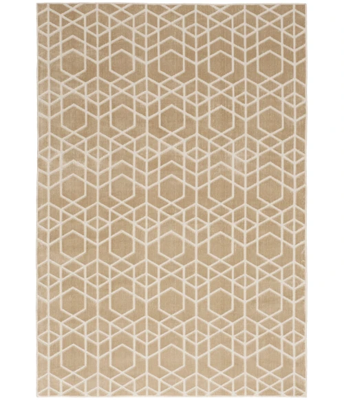 Nourison Washable Charm Beige Ivory WCH01 6 ft. X 9 ft. Rect. Rug