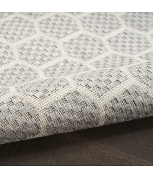 Nourison Home Twist Reversible Grey TWS01 5ft. x 7ft. Rect. Rug