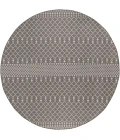 Nourison Positano Charcoal POS02 12ft. Round Rug