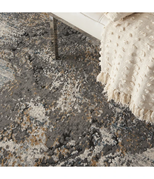 Nourison Home Tangra Grey TNR01 4ft. x 6ft. Rect. Rug