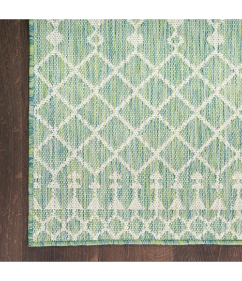 Nourison Positano Blue Green POS02 10 ft. X 14 ft. Rect. Rug