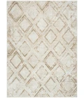 Nourison Dekor Ivory Taupe DEK05 4 ft. X 6 ft. Rect. Rug