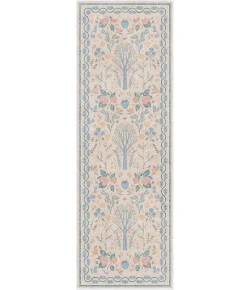 Nourison Home Botanical Washables Cream / Ivory BOT04 2ft. x 6ft. Rect. Rug