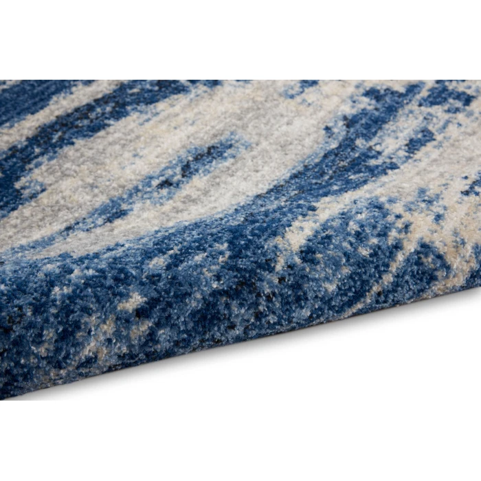 Calvin Klein River Flow Blue Grey RFV01 5ft. 3in. x 7ft. 3in. Rect. Rug