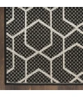 Nourison Horizon Indoor/Outdoor Black HOZ01 6 ft. X 9 ft. Rect. Rug