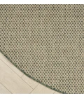 Nourison Home Courtyard Green COU01 8ft. x Round Round Rug