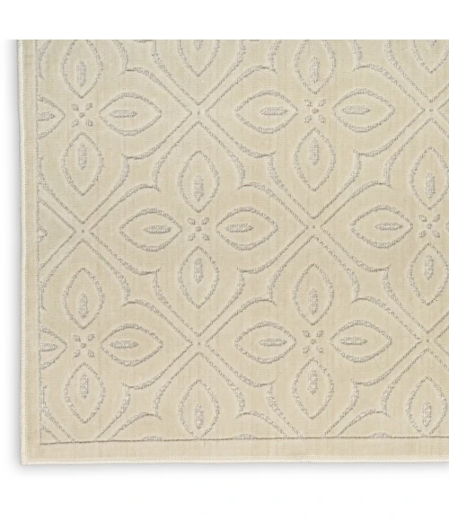 Nourison Home Washable Charm Cream / Ivory WCH03 2ft.2in. x 10ft. Rect. Rug
