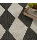 Nourison Positano Black POS04 4 ft. X 6 ft. Rect. Rug