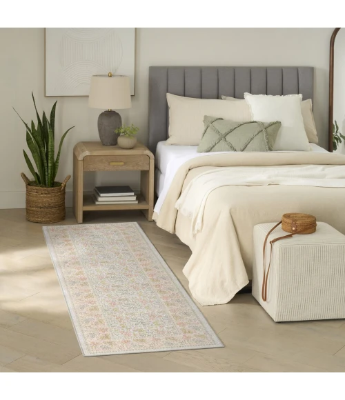 Nourison Home Botanical Washables Beige BOT03 2ft. x 6ft. Rect. Rug