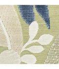 Nourison Suncoast Green Blue SNC01 9ft. x 12ft. Rect. Rug