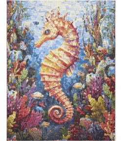 Nourison Home Color Splash Multicolored CSP02 4ft. x 6ft. Rect. Rug