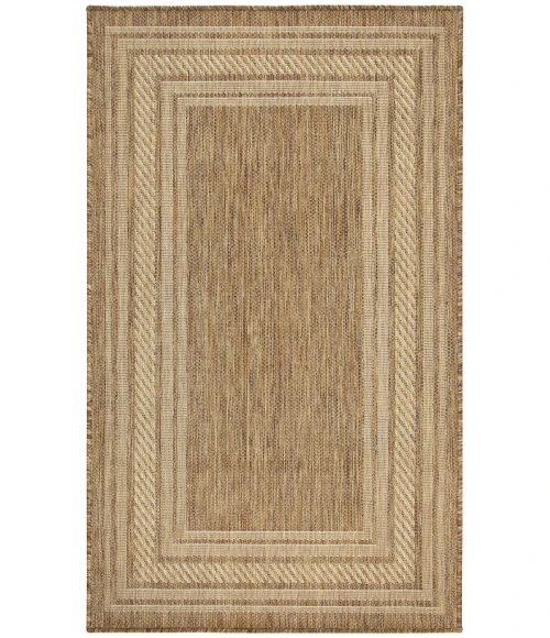Nourison Horizon Indoor/Outdoor Natural HOZ03 3 ft. X 5 ft. Rect. Rug