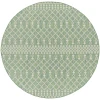 Nourison Home Positano POS02 Blue Green 6 ft. Round Area Rug