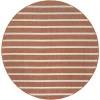 Nourison Positano Terracotta Ivory POS03 12ft. Round Rug