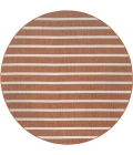 Nourison Positano Terracotta Ivory POS03 12ft. Round Rug