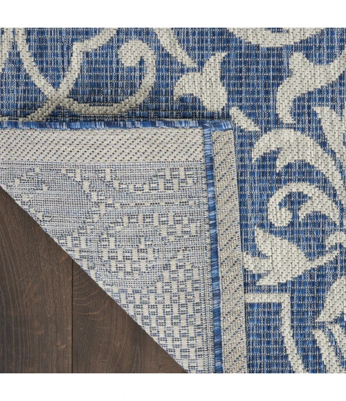 Nourison Country Side Denim CTR04 2ft.2in. x 7ft.6in. Rect. Rug