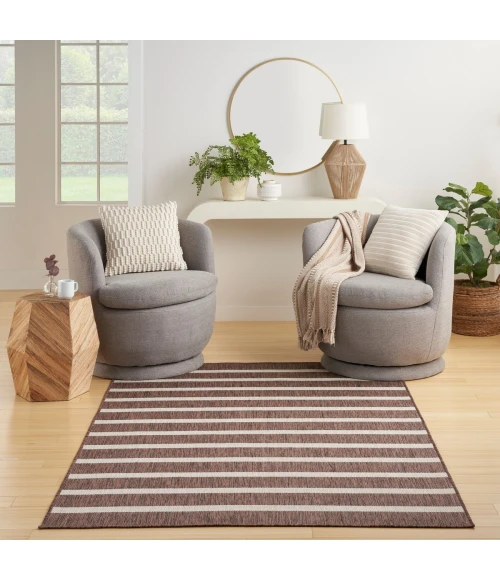 Nourison Positano Natural Ivory POS03 4 ft. X 6 ft. Rect. Rug