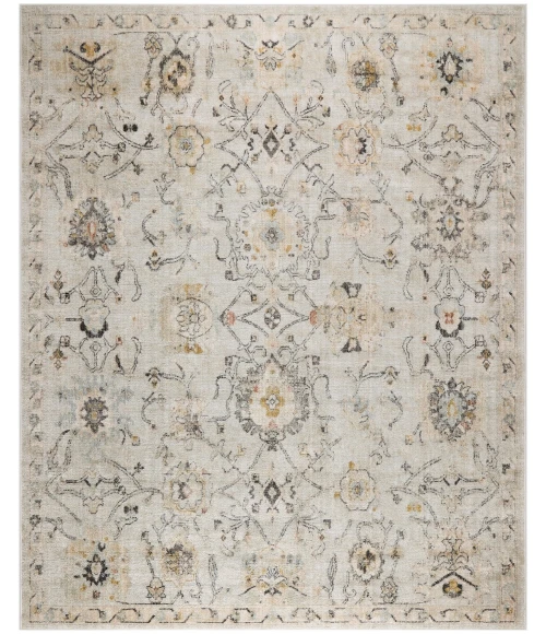 Nourison Oushak Home Grey OUS01 10 ft. X 14 ft. Rect. Rug