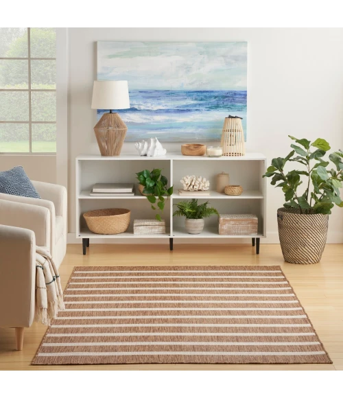 Nourison Positano Jute Ivory POS03 5 ft. X 7 ft. Rect. Rug