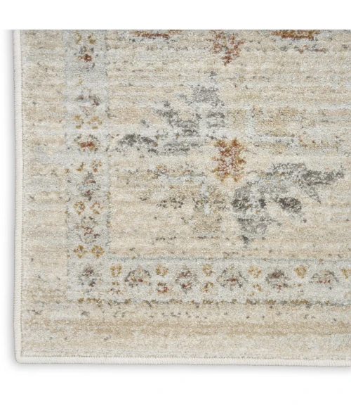 Nourison Traditional Home Ivory Beige TRH01 2ft.3in. x 8ft. Rect. Rug