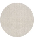 Nourison Natural Texture Ivory Beige NTX01 8ft. Round Rug