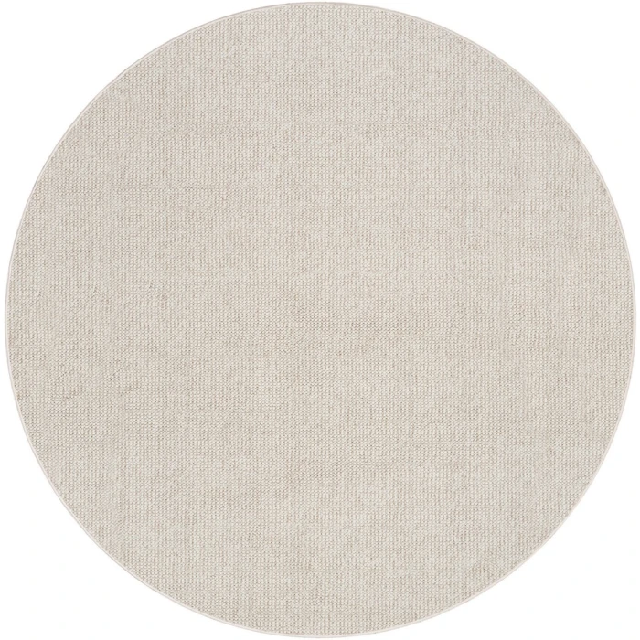 Nourison Natural Texture Ivory Beige NTX01 8ft. Round Rug