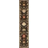 Nourison Home Antique Bloom Black ANB01 2ft.4in. x 12ft. Rect. Rug