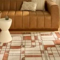 Nourison Nordic Ivory Rust NRC17 4 ft. X 6 ft. Rect. Rug