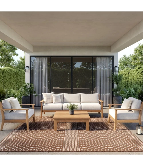 Nourison Positano Natural POS02 10ft. Square Rug