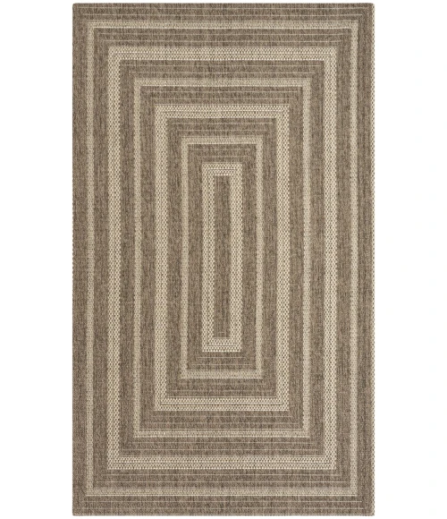 Nourison Tulum Brown TLM04 3 ft. X 5 ft. Rect. Rug