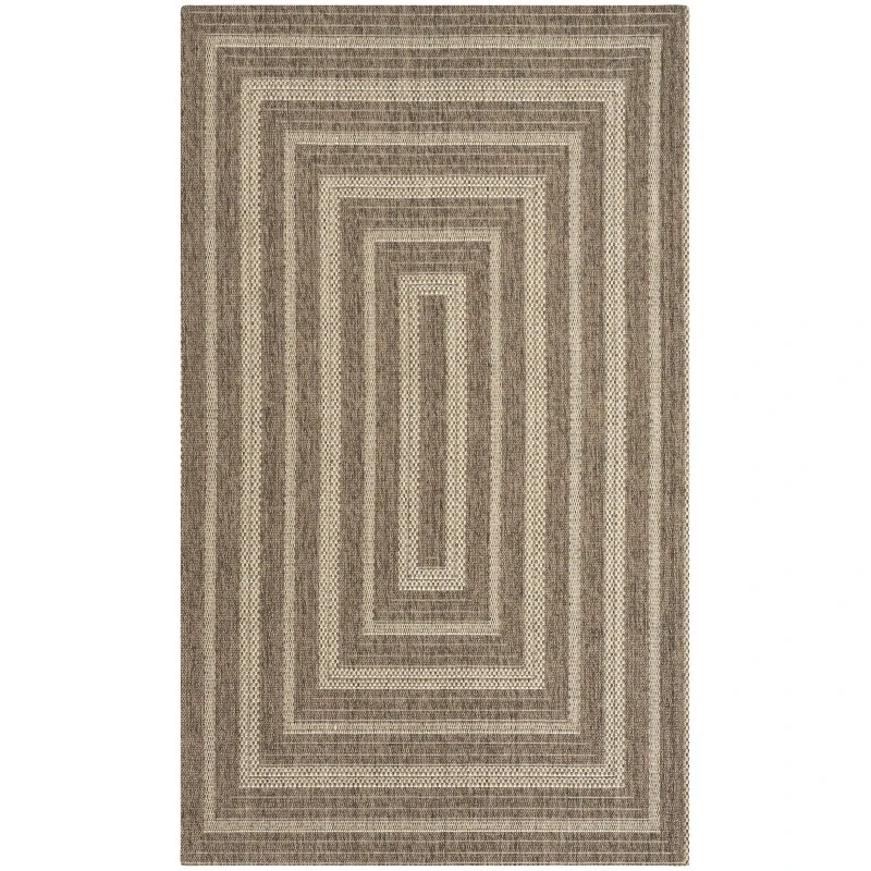 Nourison Tulum Brown TLM04 3 ft. X 5 ft. Rect. Rug