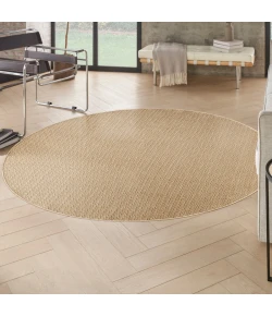 Nourison Home Tulum TLM02 Taupe 8 ft. Round Area Rug