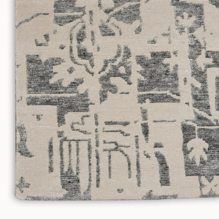 Nourison Silk Shadows Ivory Grey SHA19 2 ft. X 3 ft. Rect. Rug