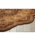 Nourison Home Heritage Hall Sable HE18 8ft. x Freeform Free Form Rug