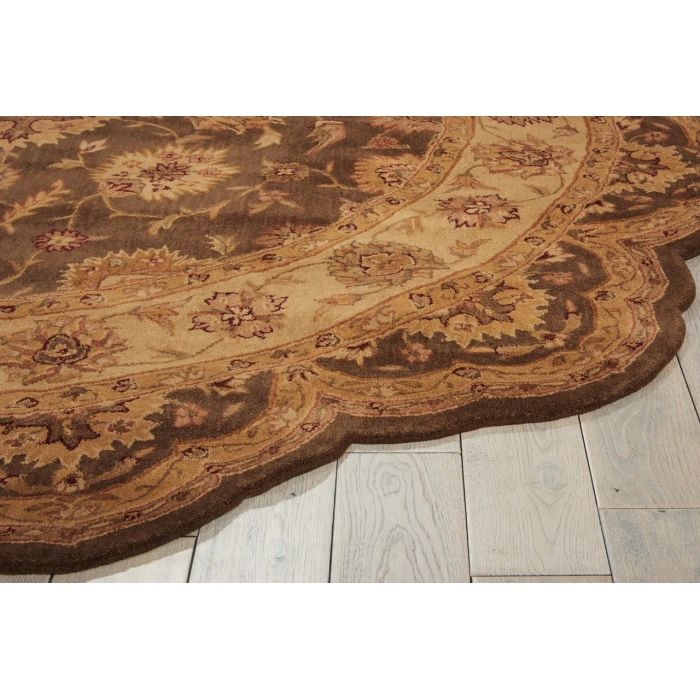 Nourison Home Heritage Hall Sable HE18 8ft. x Freeform Free Form Rug