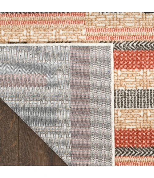 Nourison Nordic Multicolor NRC11 8 ft. X 10 ft. Rect. Rug